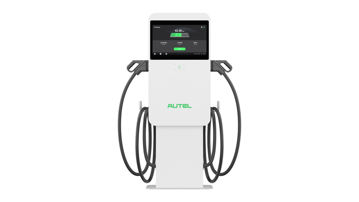 Autel MaxiCharger DC Compact | 50kW | Pedestal version | tethered | 2x CCS2 (5.5m)