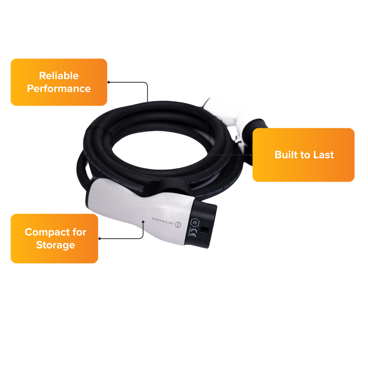 EV Charging Cable | Type 2 to Type 2 | 22kW | 7m