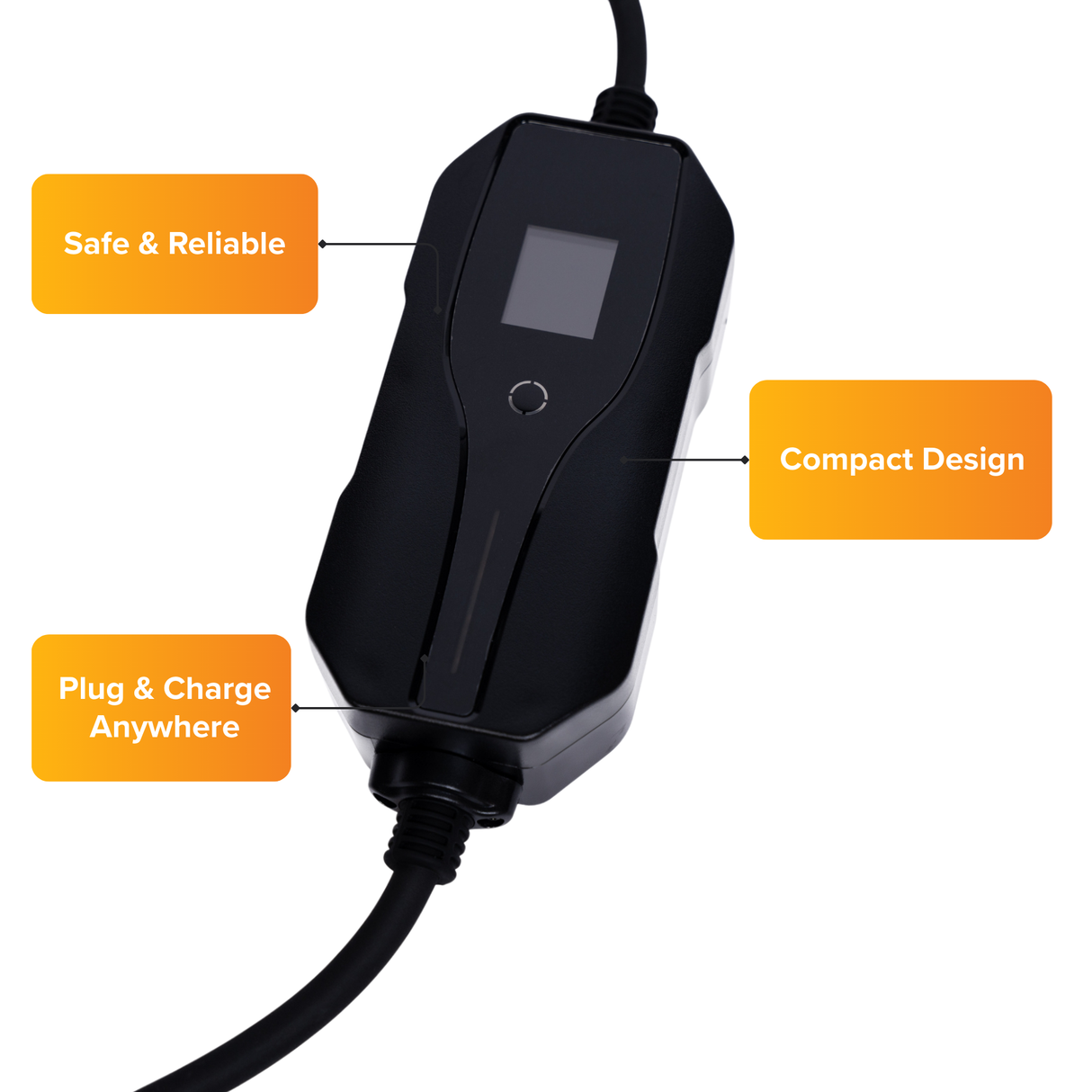 Mida | Mazda Version | Portable EV Car Charger | GPO to Type 2 | 10A | 5m | TPE