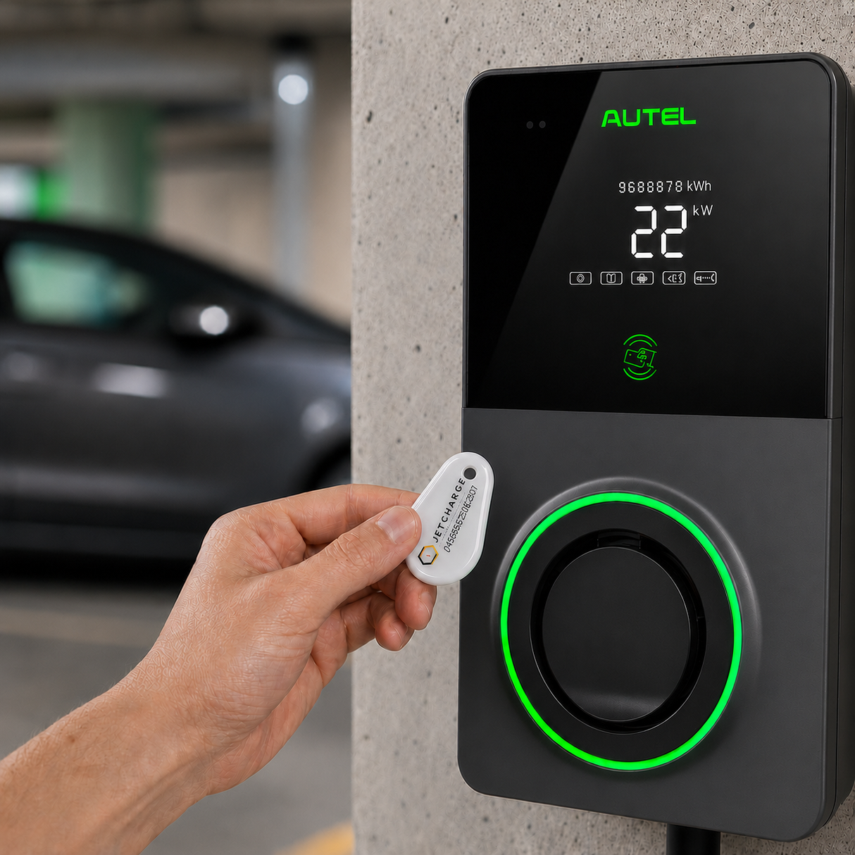 JET Charge Branded RFID Fob