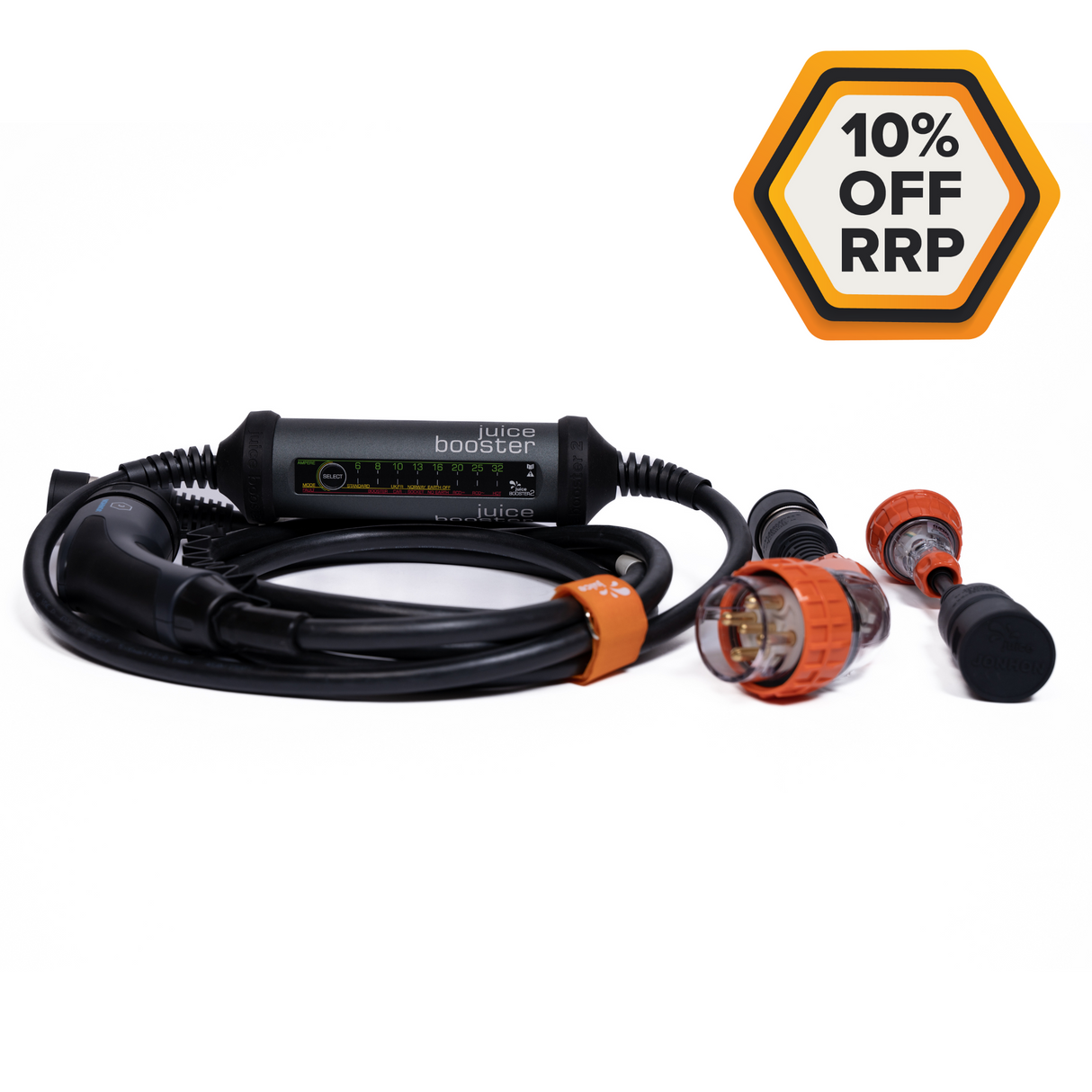 -10% off RRP | Juice Booster 2 | Portable Electric Vehicle Charger | Basic Kit | SALE