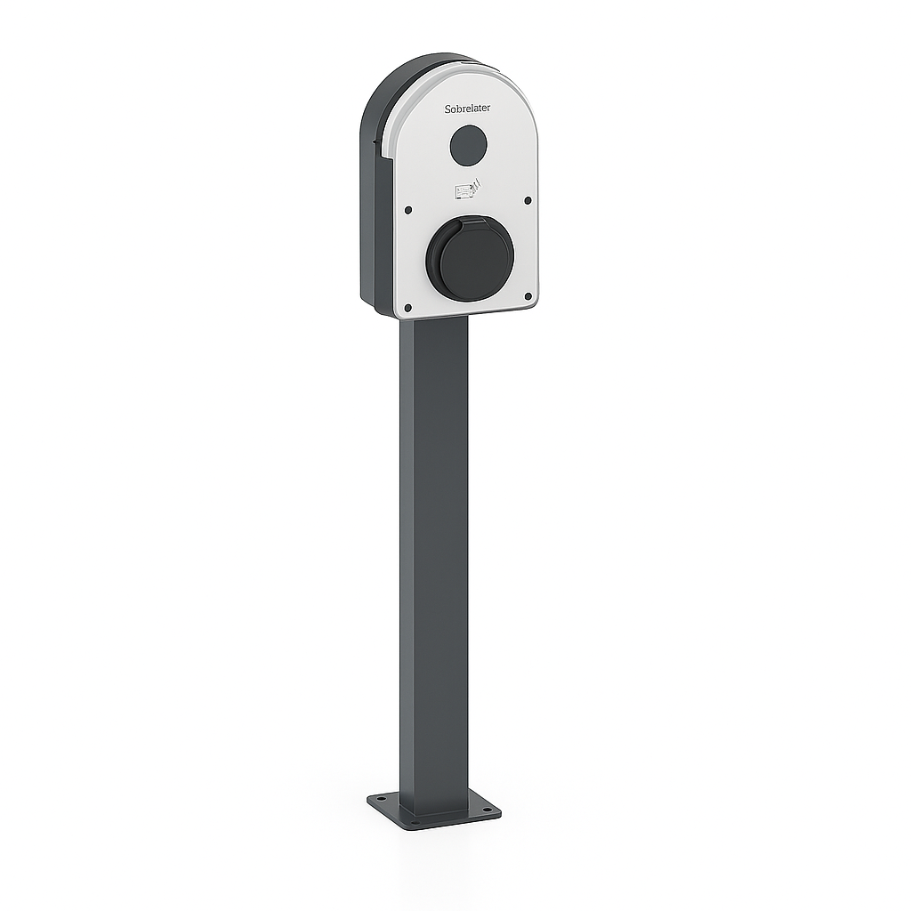 Schneider EVlink Pro AC | Single Pedestal