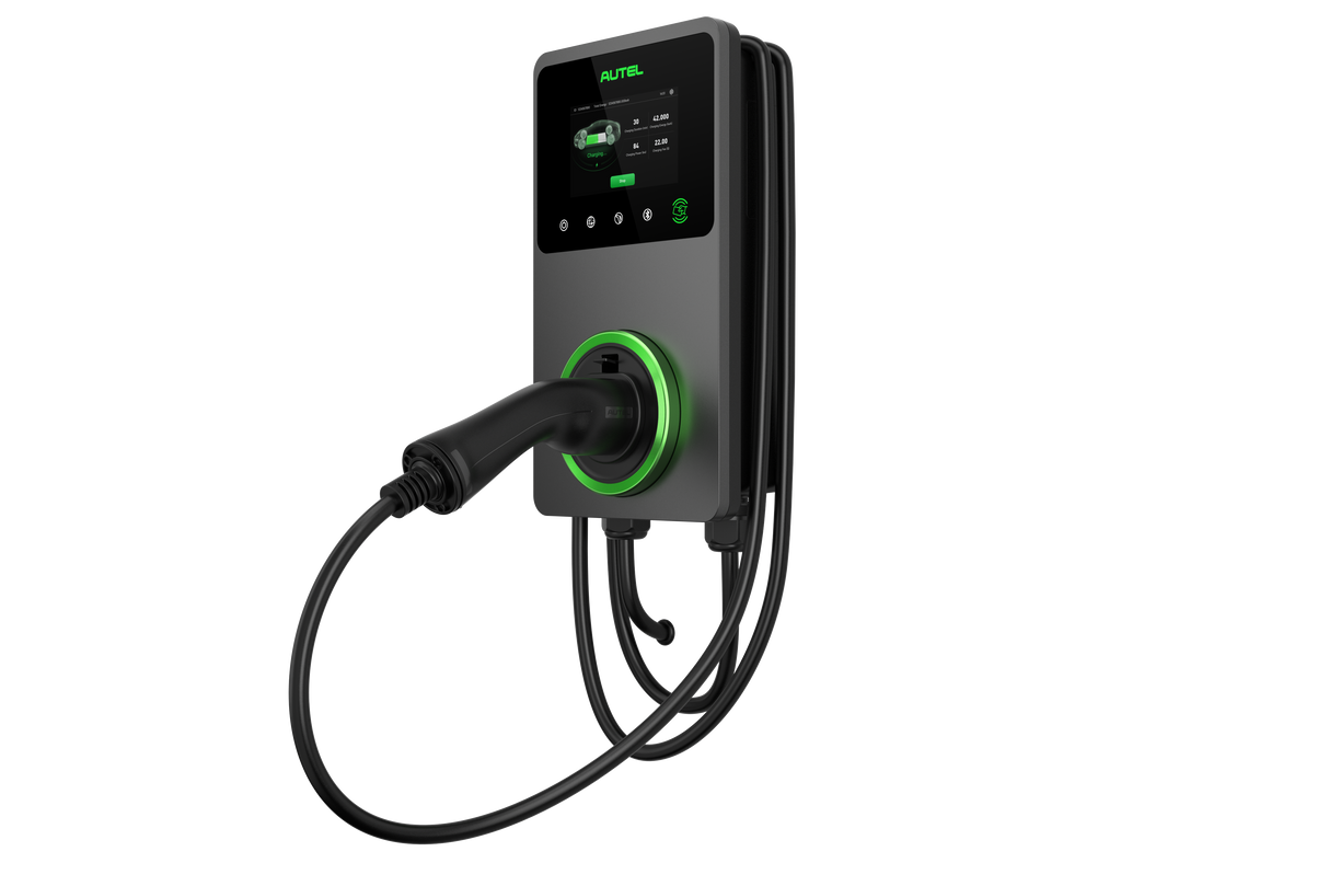 Autel Maxicharger AC Premium | 22kW | LCD Screen | 4G Connection | Tethered 5m